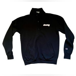 Smiley face Champion Sweatshirt 3/4 zip